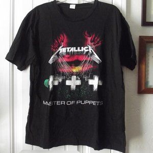 Metallica Master of Puppets T Shirt Size Large Stranger Things